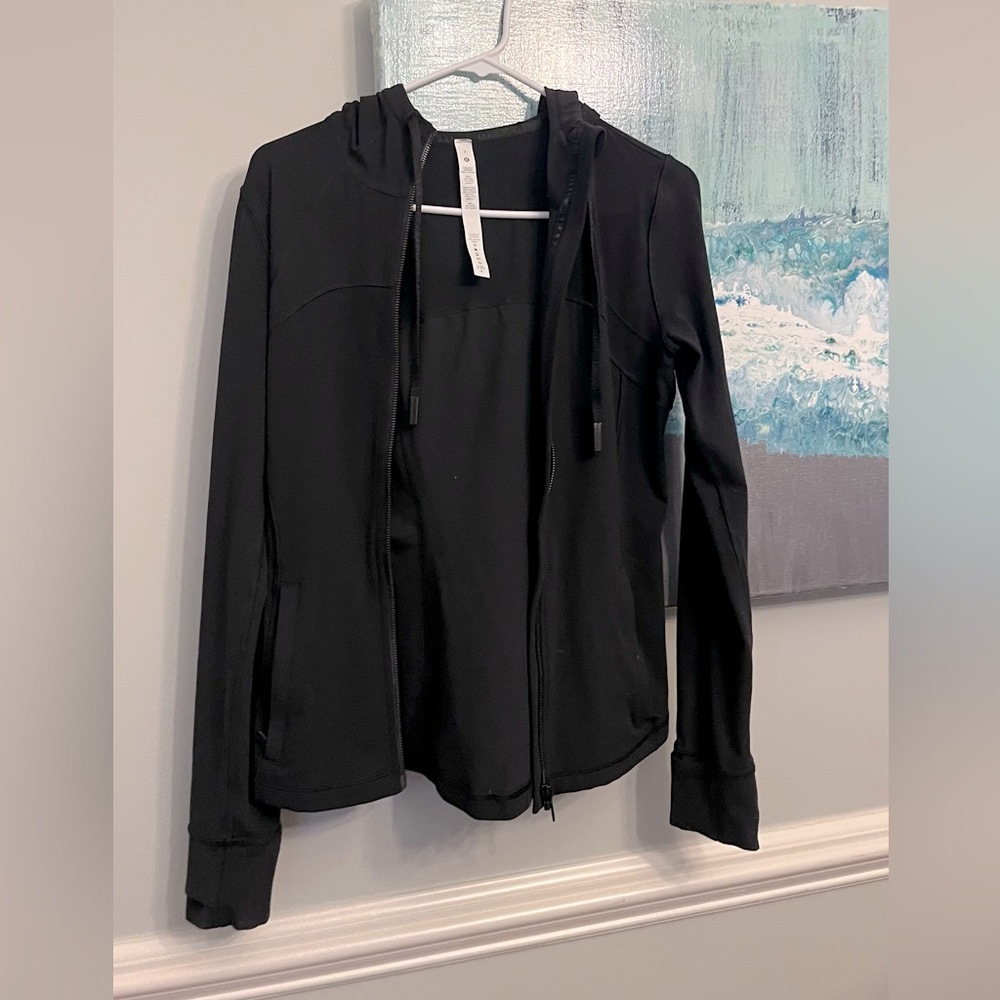 Lululemon Casual Define black hooded jacket